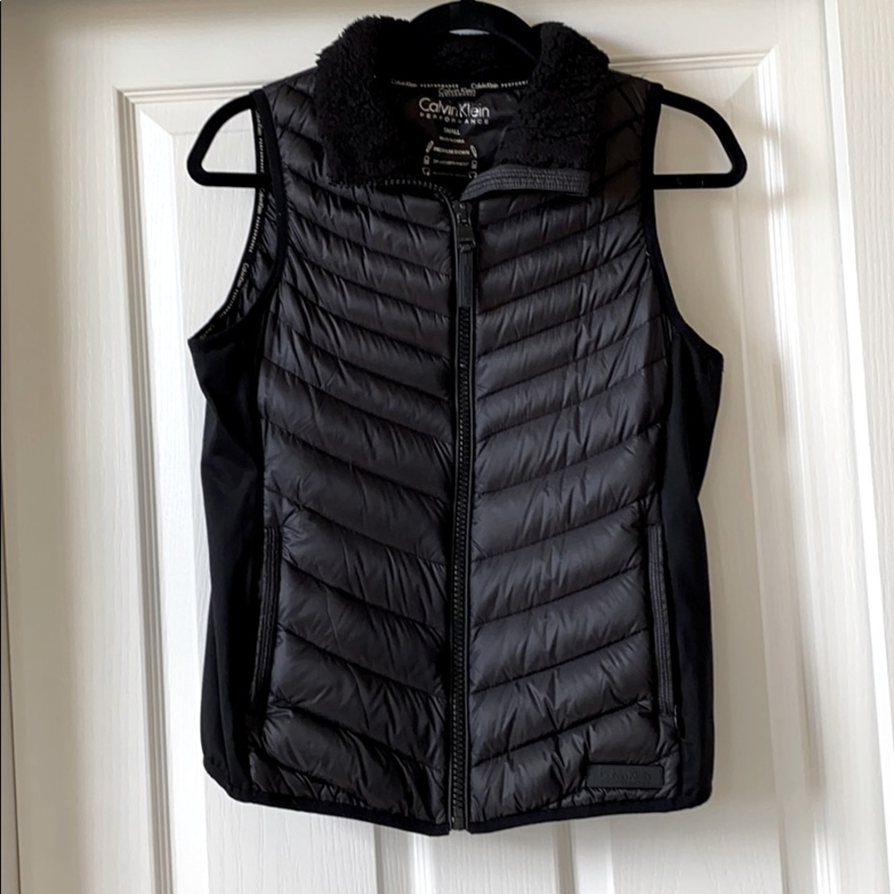 Calvin Klein Puffy Zip Up Vest